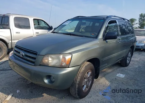 2005 Toyota Highlander V6 from USA, damaged, VIN JTEGP21A750079506